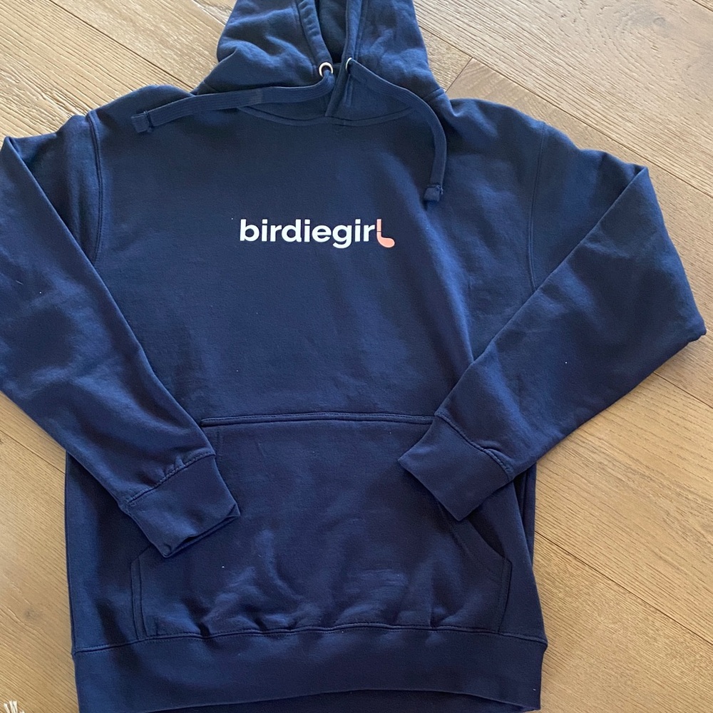 Golf Girl Navy Blue Hoodie Cotton Heritage M